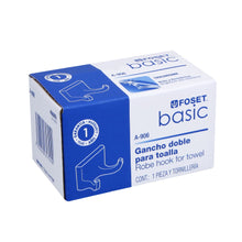 Cargar imagen en el visor de la galería, Gancho doble para toalla línea Basic
