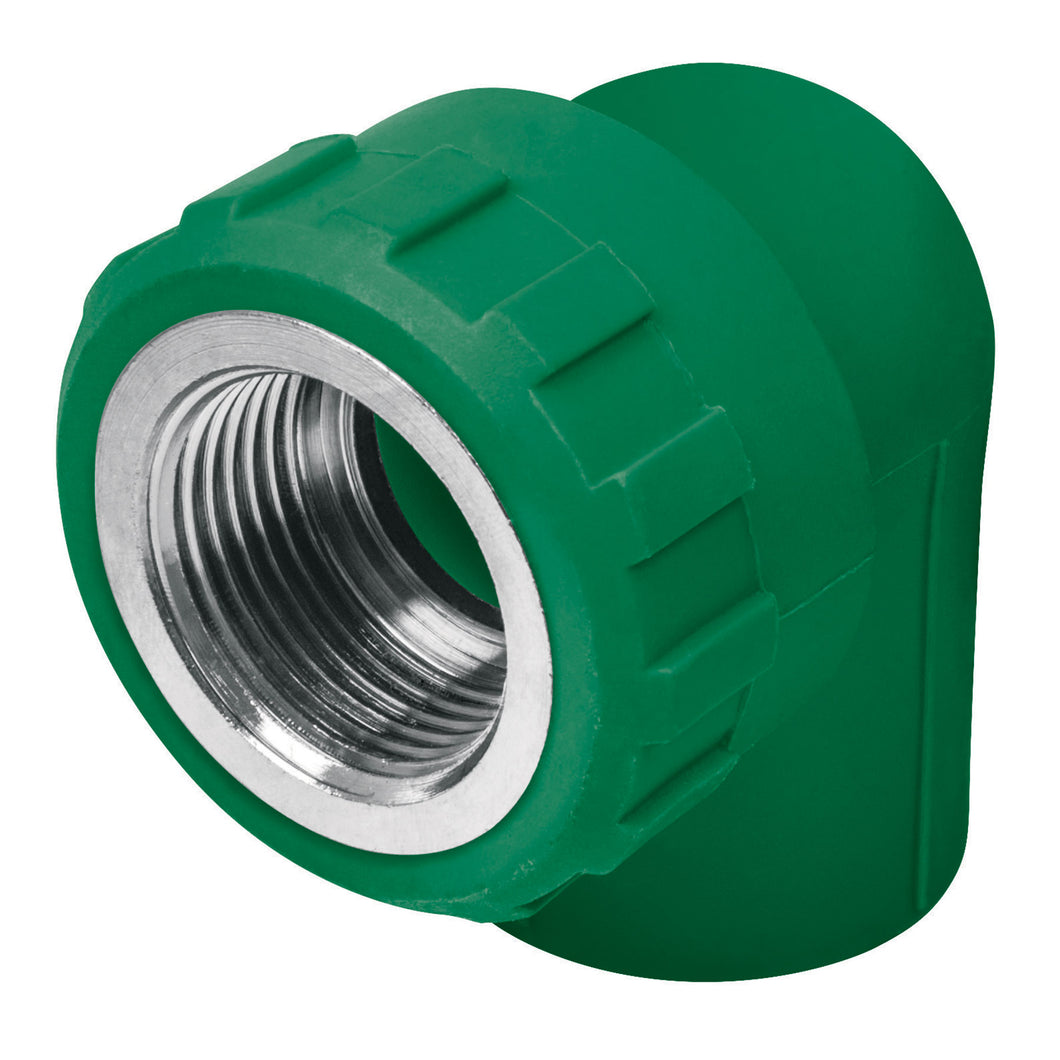 Codo 90° de PPR, 1/2', 20mm, hembra