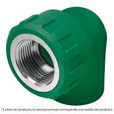 Codo 90° de PPR, 1', 32mm, hembra