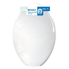 Cargar imagen en el visor de la galería, Asiento para WC, 45 cm, blanco
