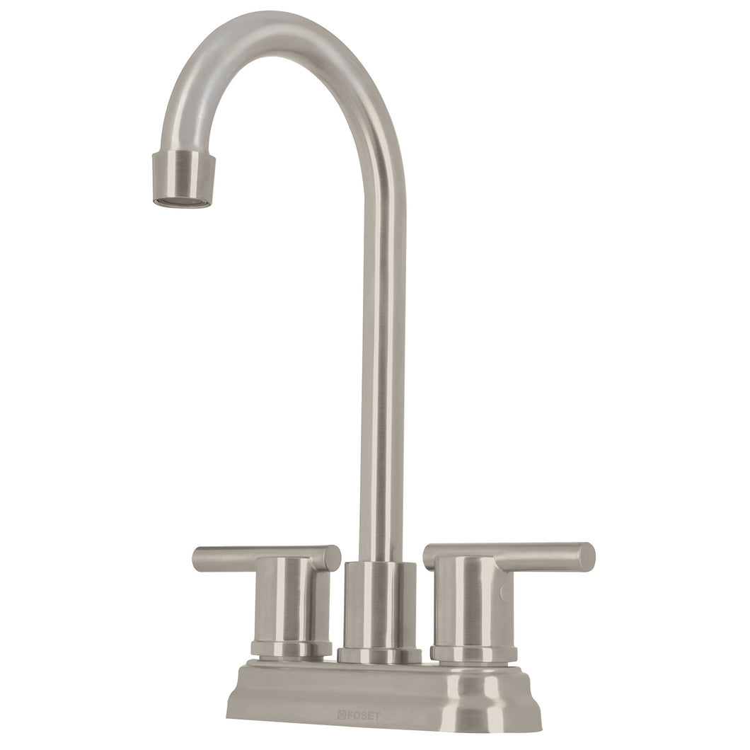 Mezcladora para lavabo de 4', tipo bar, satín, Element