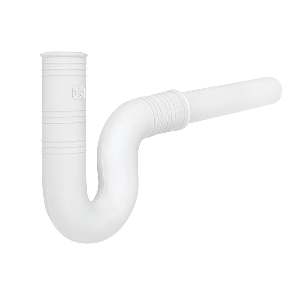 Céspol flexible para lavabo, PVC c/ext 20 cm, 1-1/4'