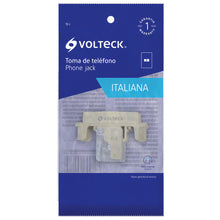 Cargar imagen en el visor de la galería, Toma de teléfono, línea Italiana, color marfil
