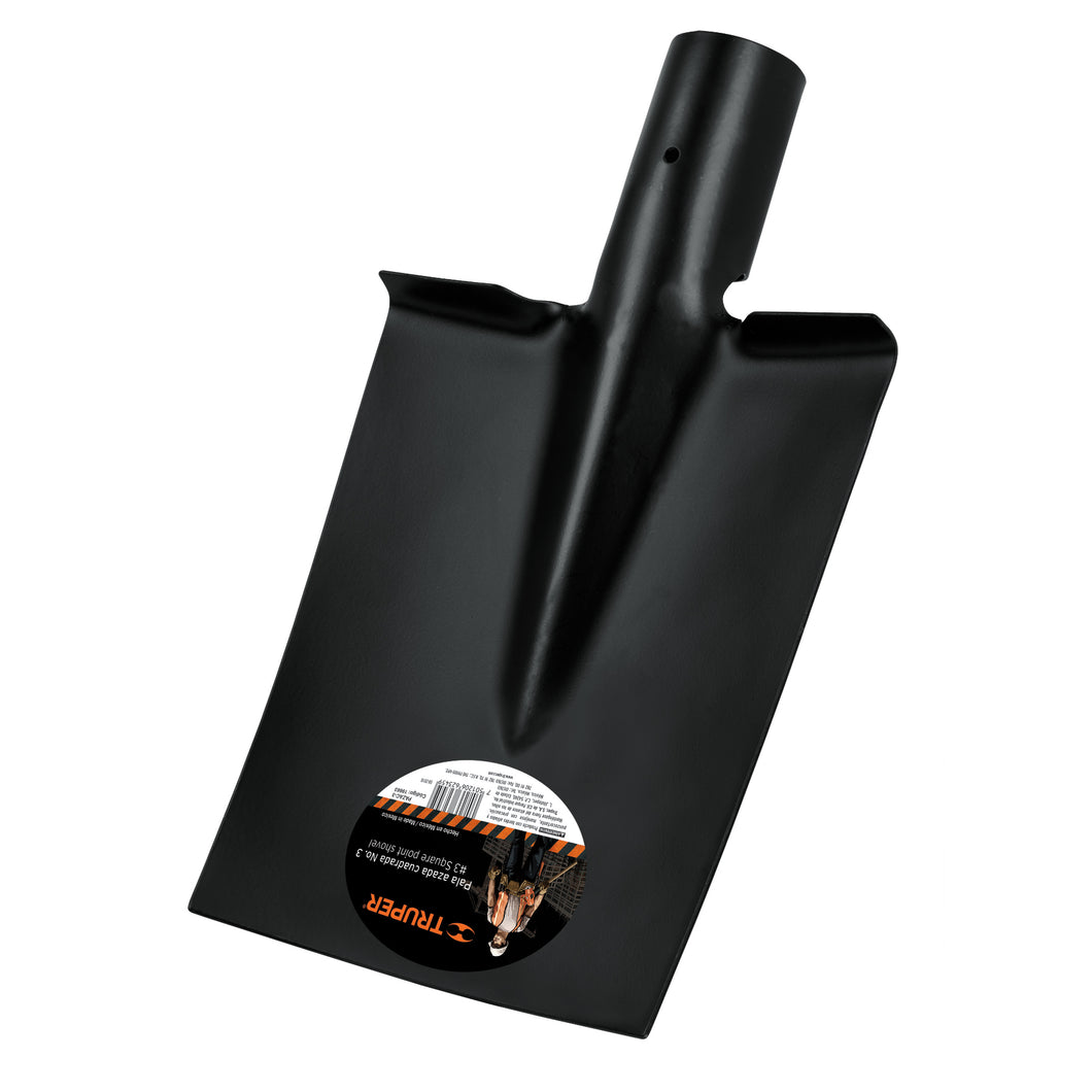 Pala azada, cuadrada, # 3