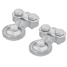 Cargar imagen en el visor de la galería, Terminal de plomo para batería, poste lateral, 2 piezas
