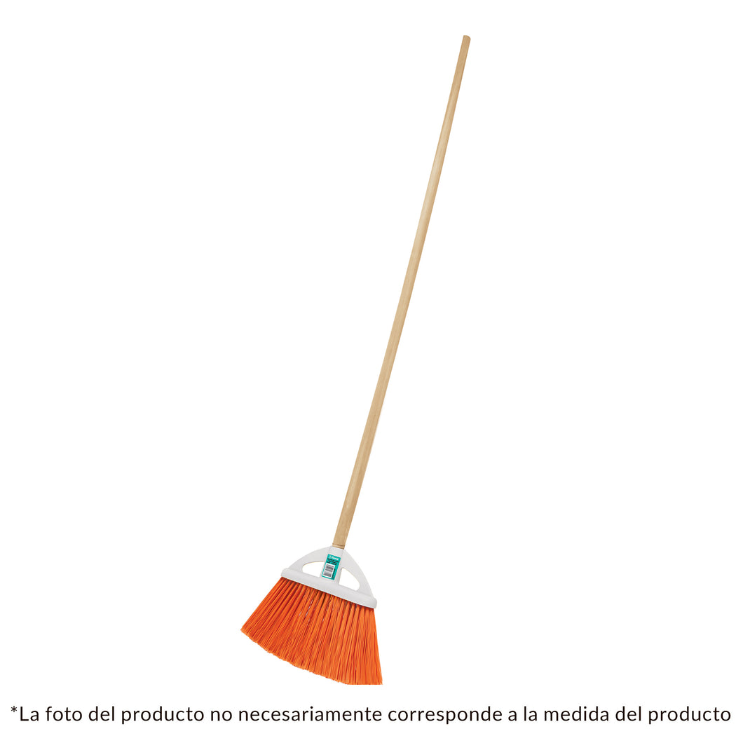 Escoba de vinilo, tipo abanico, grande