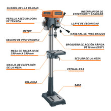Cargar imagen en el visor de la galería, Taladro de piso 5/8 x 17&#39;
