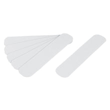 Cargar imagen en el visor de la galería, Tiras antiderrapantes con abrasivo, 50mm, blancas ,6pzas
