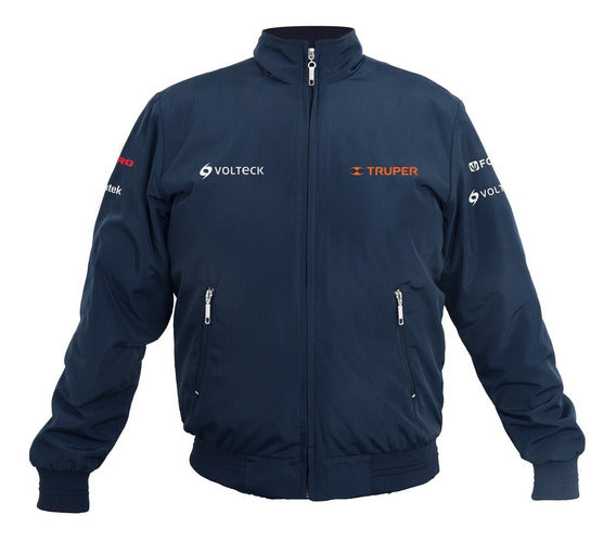 Chamarra con logo, talla 42