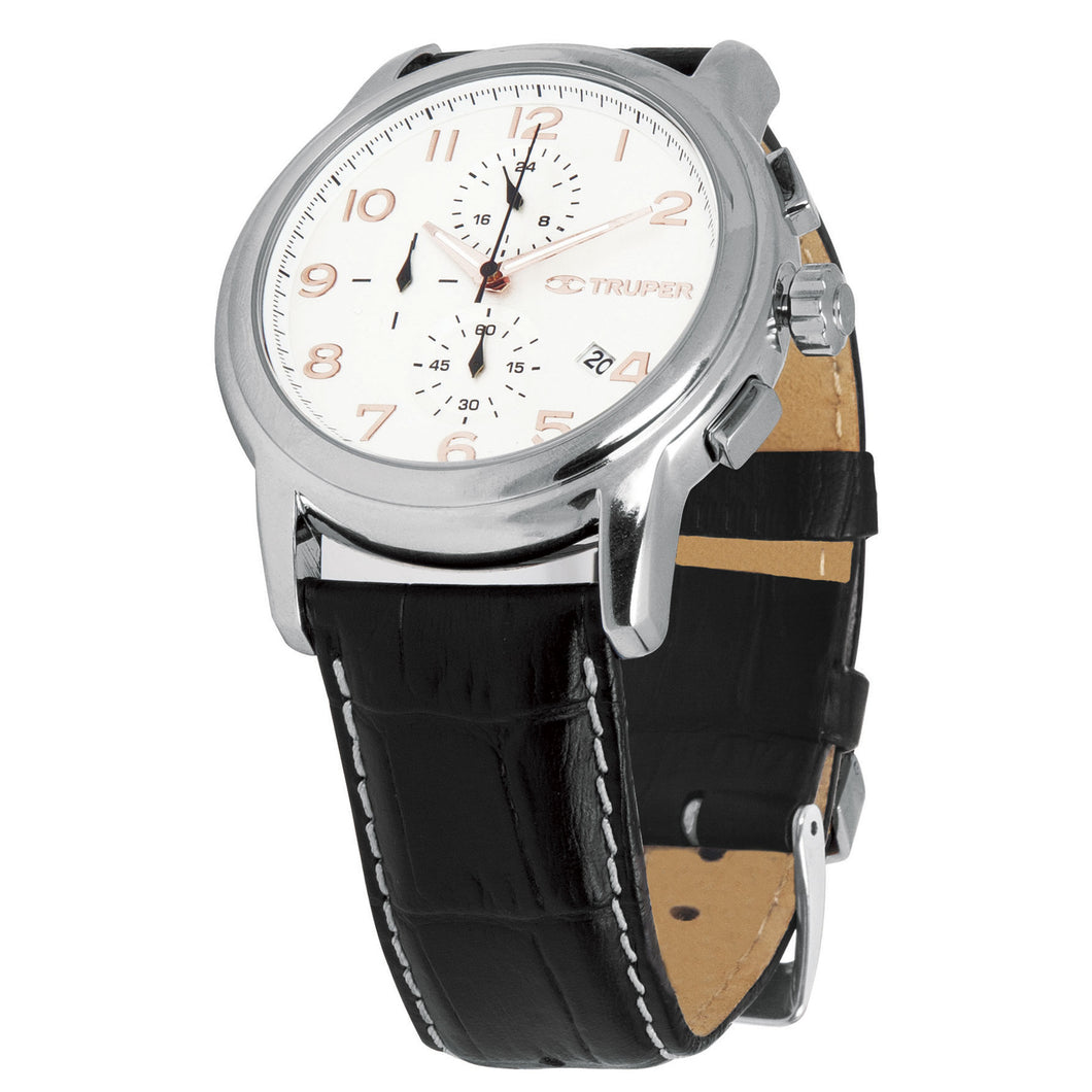 Reloj para caballero, correa de piel