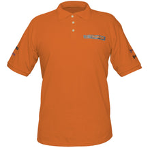 Cargar imagen en el visor de la galería, Playera tipo polo, naranja, para caballero, talla mediana
