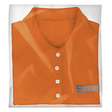 Cargar imagen en el visor de la galería, Playera tipo polo, naranja, para dama, talla mediana
