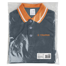 Cargar imagen en el visor de la galería, Playera tipo polo, dry fit, gris, para dama, talla CH
