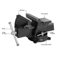 Cargar imagen en el visor de la galería, Tornillos de banco, hierro gris, 6&#39;, Pretul
