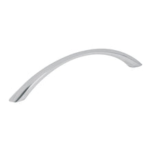 Cargar imagen en el visor de la galería, Jaladera, niquel satinado, estilo Arco, 128 mm
