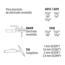 Cargar imagen en el visor de la galería, Soldadora inversora, 250 A, 220 V
