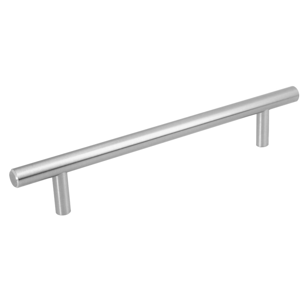 Jaladera, niquel satinado, estilo Cilindro, 160 mm