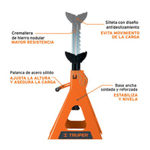 Cargar imagen en el visor de la galería, Torre para auto, 6 toneladas, 2 piezas
