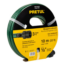 Cargar imagen en el visor de la galería, Manguera 1/2&#39;, reforzada 3 capas, 10 m, Pretul
