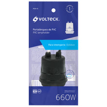 Cargar imagen en el visor de la galería, Portalámpara de PVC para intemperie, Volteck
