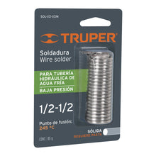 Cargar imagen en el visor de la galería, Mini soldadura sólida 1/2-1/2, tubería de baja presión, 85 g
