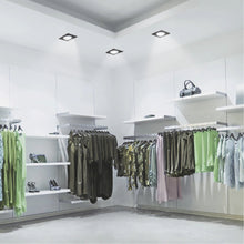 Cargar imagen en el visor de la galería, Empotrado, cuadrado, 5 W, 6500k, LED, negro
