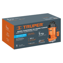 Cargar imagen en el visor de la galería, Bomba sumergible de hierro fundido para agua limpia 1 HP
